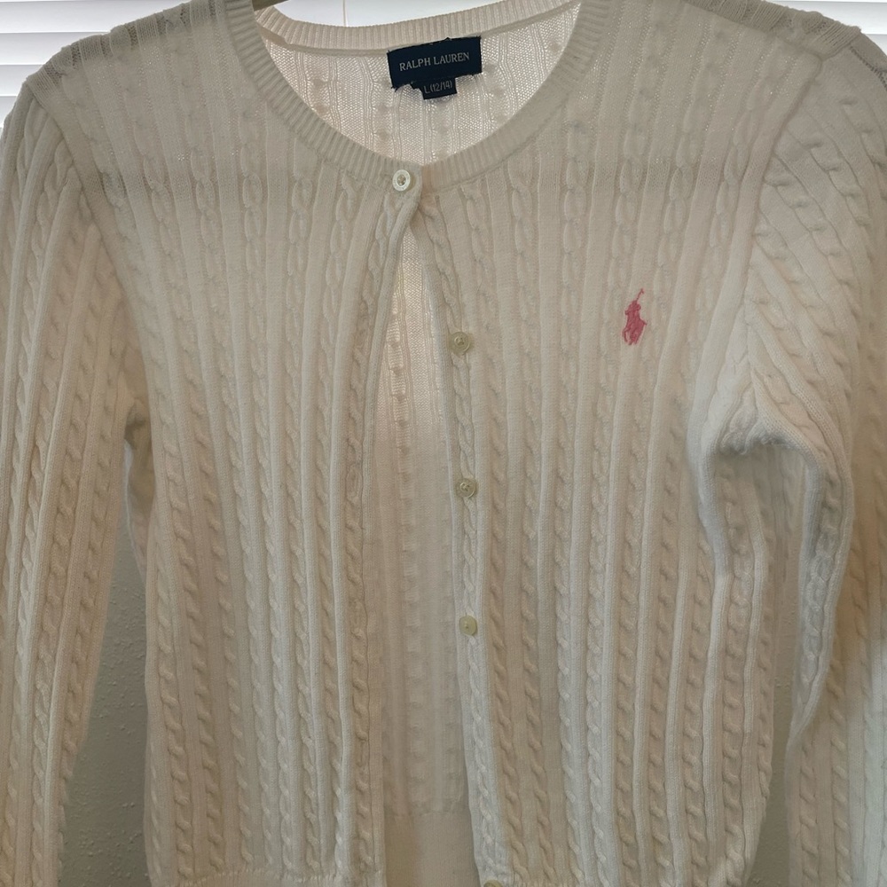 Ralph Lauren Polo Sweater - White